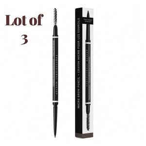 NYX PROFESSIONAL MAKEUP Lot Of 3 Micro Brow Pencil Eyebrow Pencil TAUPE NEW